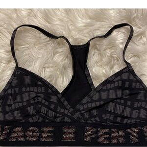 Savage X Fenty Black Mesh Bralette